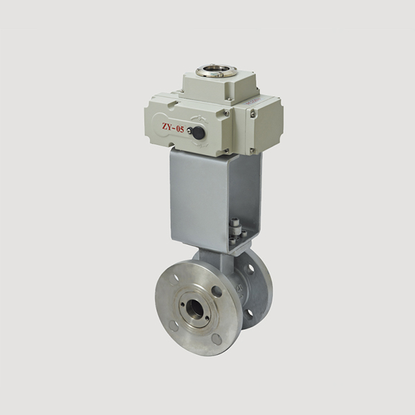 Electric high-temperature V type ball valve