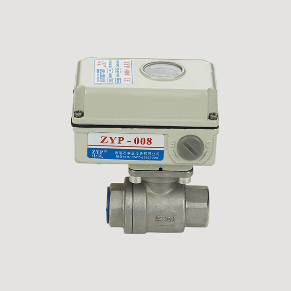 Electric screw thread ball valve