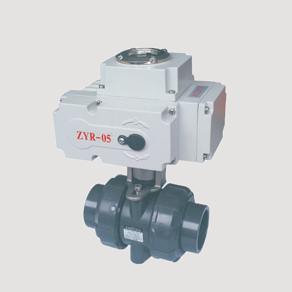 Electric PVC ball valve