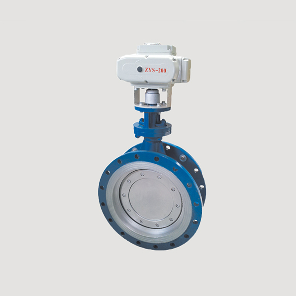 Electric hard sealing butterfly valve